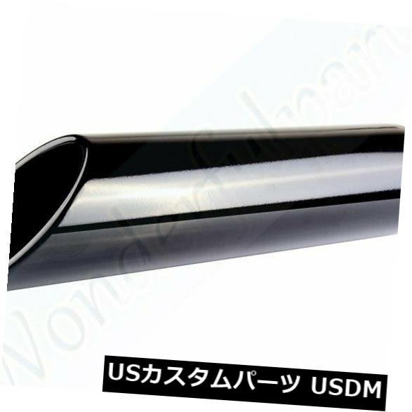 ブラックエキゾーストチップ2.5 "インレット3.5"アウトレット18 "ロングステンレススチール の通販は