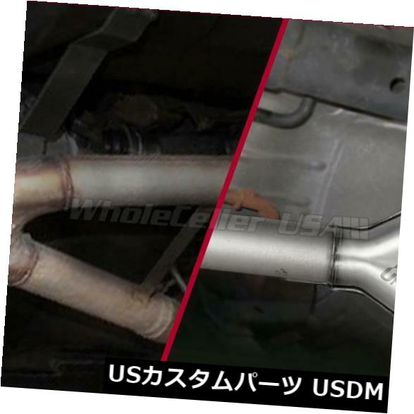 3 "Inlet 2.5" Outlet Universal Ypipe Stamped Exhaust Tip Pipeステンレススチール の通販は 26,730円