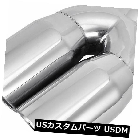 デュアルステンレスエキゾーストチップ2.5 インレット3アウトレット9.5