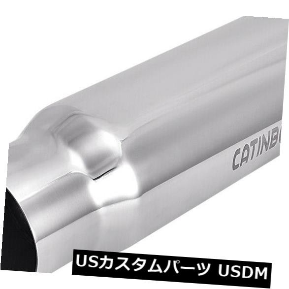 エキゾーストチップエンジェルカットオンステンレススチール溶接3 "インレット-4"アウトレット-12 "長さ の通販は