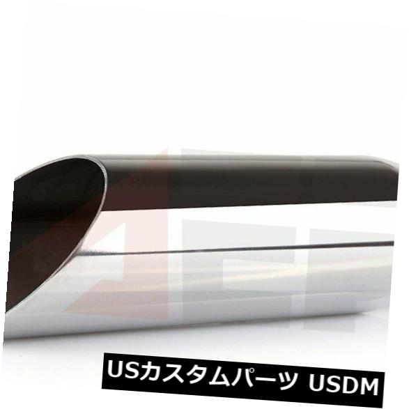 エキゾーストチップアングルカット2.25 "インレット-3"アウトレットステンレススチール12 "ロング の通販は 25,304円