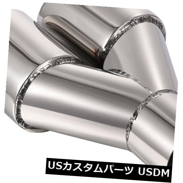 ロールエッジでのデュアルエキゾーストチップ溶接2.25 "インレット-3"アウトレット-9.5 "長 の通販は