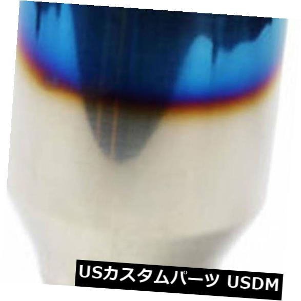 2.5 "In 4" Outブルーバーントエキゾーストシングルアウトレットスラントカットチップポリッシュドステンレス の通販は 24,367円
