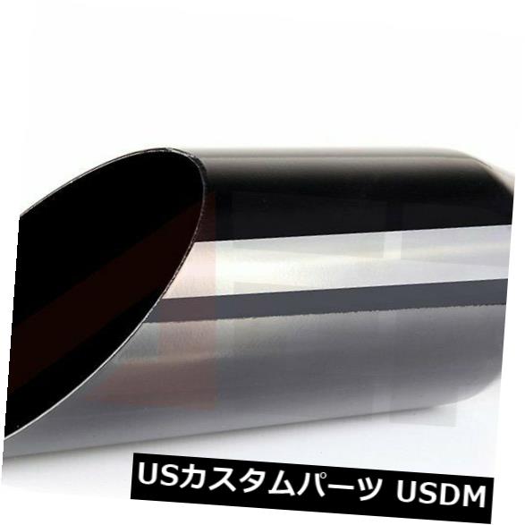 3 "インレット/ 4"アウトレットステンレス鋼12 "ロングラウンドスラントエキゾーストチップブラック の通販は 26,017円