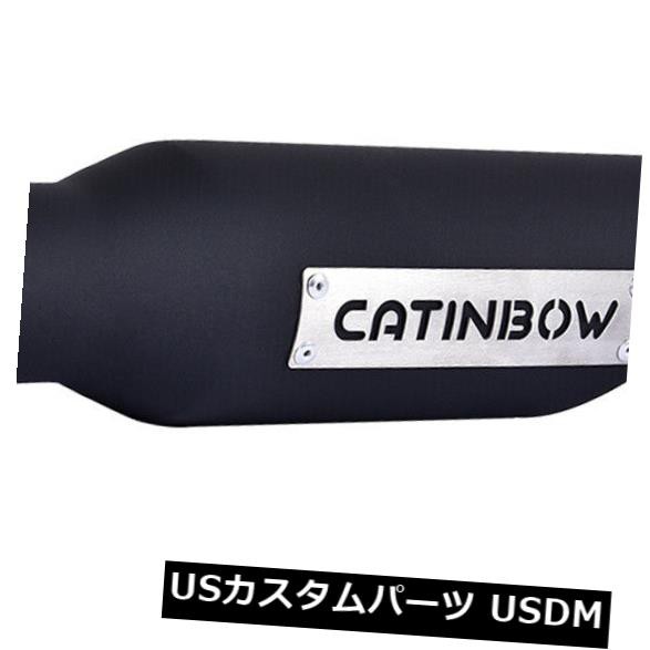 ブラック2.25 "インレット-3.5"アウトレット-12 "ロングエキゾーストチップステンレステールパイプ の通販は