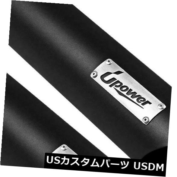 2xブラックステンレススチールエキゾーストチップアングルカット2.5 "インレット3.5"アウトレット18 "ロング の通販は