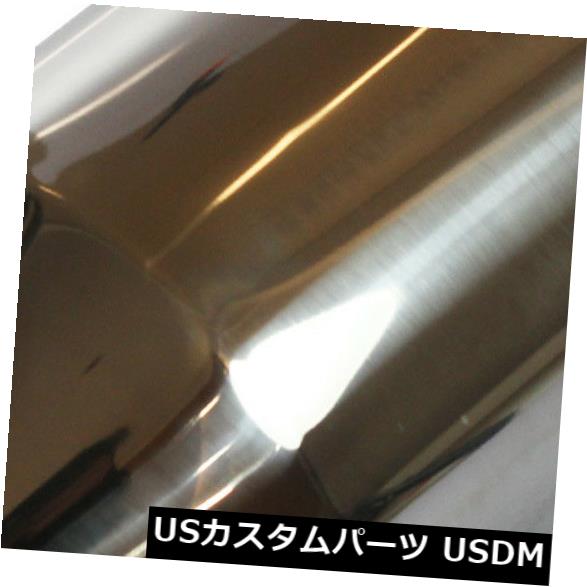 クロームディーゼルステンレススチール製エキゾーストチップロールエンド4 "インレット6"アウトレット15 "ロング の通販は