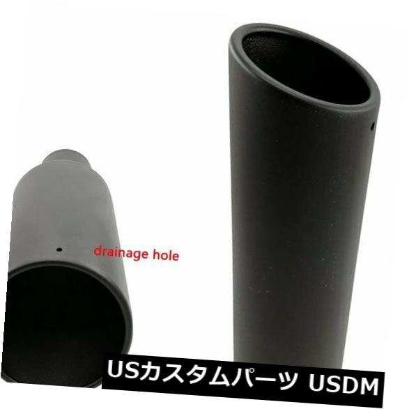 排気チップパイプ上の2.5 "インレット3"アウトレット12 "長さのディーゼルステンレスボルト の通販は