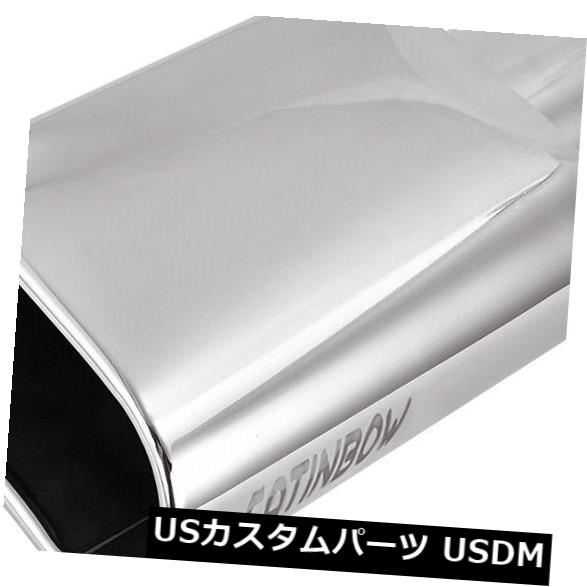 ステンレス鋼車スクエアエキゾーストチップパイプ2.5 "インレット5.5 x 3"アウトレット9 "ロング の通販は