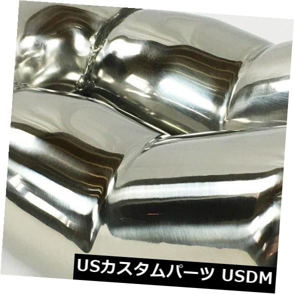 排気チップ2.25 インレットデュアル3.00アウトレット10.00 ロング