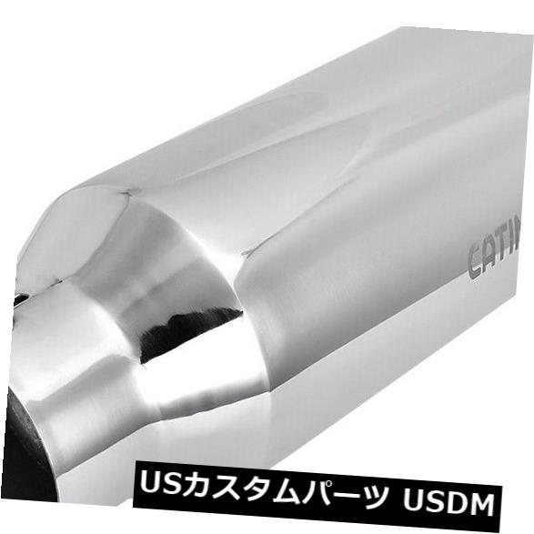 1個の排気チップ4 "インレット6"アウトレット15 "ロングシルバーポリッシュロールドエッジディーゼル の通販は