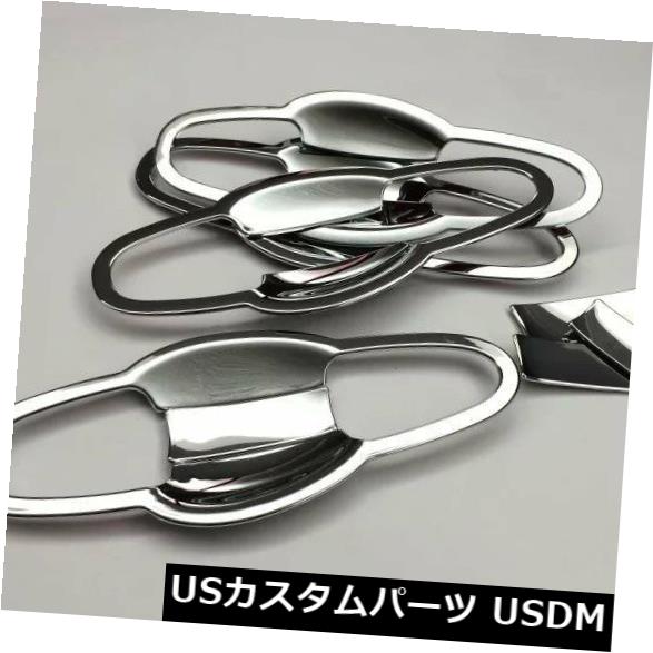 トヨタRAV4 2013-2018のためのクロムABSドアハンドルボールカップフレームカバートリムo の通販は