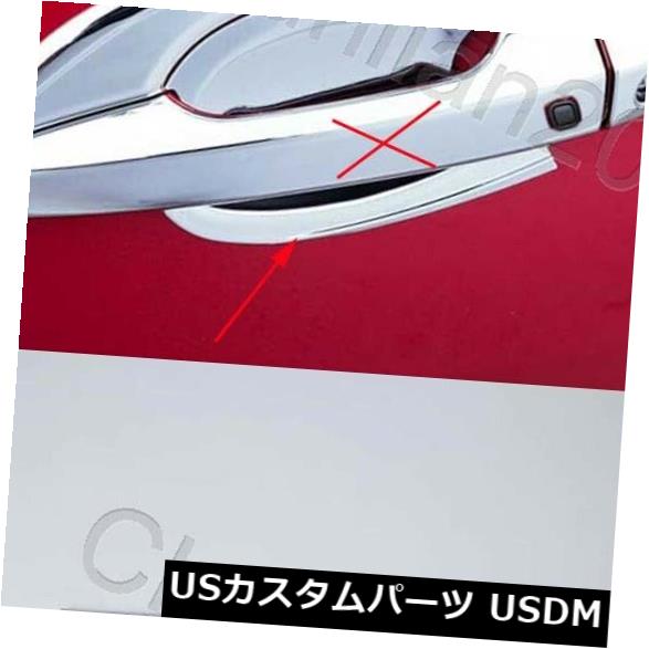 バイイー 2017-2019三菱エクリプスクロス用クロームサイドドアハンドルボウル