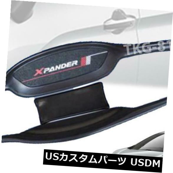 三菱Xpander 2018 2019の黒いドアインサートハンドルボウルカバートリム使用