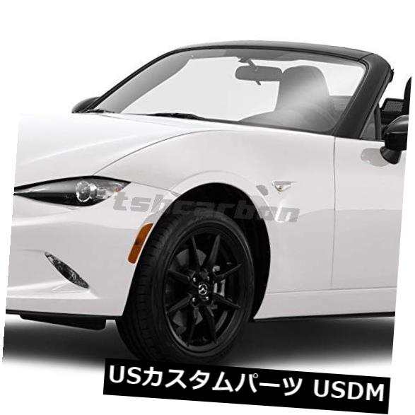 マツダMX-5 NDミアータロードスター18のカーボン外ドアハンドルボウルカバートリム ｜au PAY マーケット