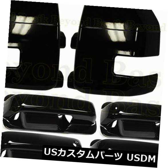 2017-2019 FORD F250 4dr GLOSS BLACKドアハンドルカバーSMK + Bowls + Mirr  or Full の通販は 62,040円