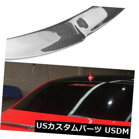 アウディA3 S3 RS3セダン14-19のために合うカーボン繊維の後部トランクのスポイラーの競争の唇 の通販は
