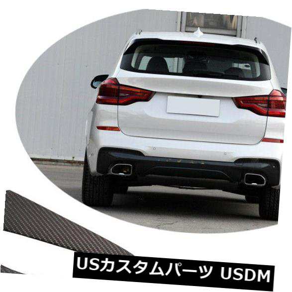 BMW X3 18-19工場用にカスタマイズされたカーボンファイバーリアウィンドウスポイラーサイドウイング の通販は