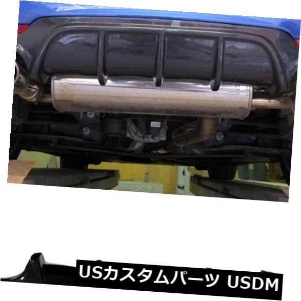 BMW F32 F33 435i M Tech 14-18に適合したカーボンファイバーリアバンパーディフューザーBodkit