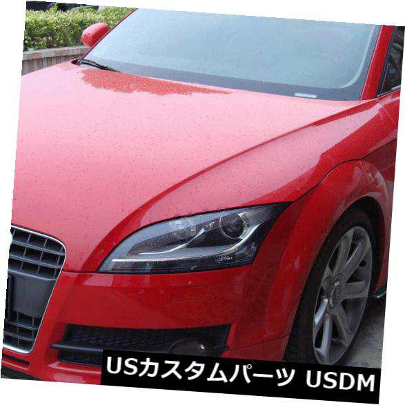 2PCS AUDI TT 2Door 08-11のために合う自動側面のスカートの唇のボディキットの修理カーボン繊維 