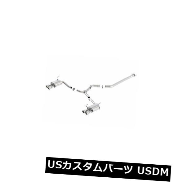 Borla 2011-2014スバルインプレッサWRX / STIセダン2.5Lターボキャットバックエキゾーストシステム の通販は