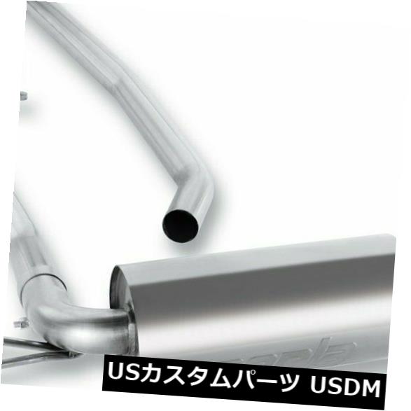 2008-10スバルインプレッサ2.5i手押し車4DRのBorla SSキャットバック排気ガス