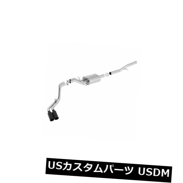 Borla 140576BC-Sタイプシングルキャットバックエキゾーストシステム（デュアルサイドエグジット） の通販は