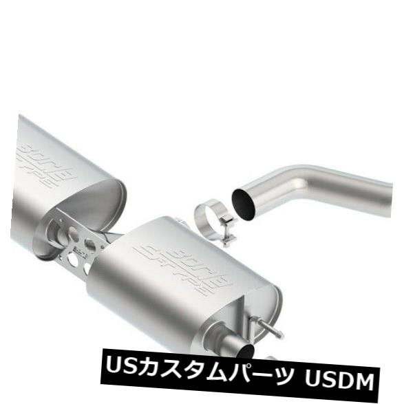Borla 140682 Sタイプキャットバックエキゾーストシステムは15-19 A3クワトロに適合 の通販は 176,220円