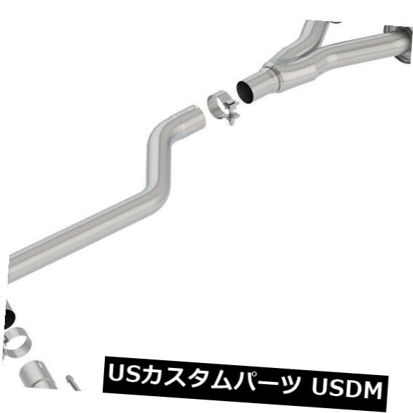 Borla 140748BC Sタイプキャットバックエキゾーストシステムは14-18グランドチェロキーに適合 の通販は