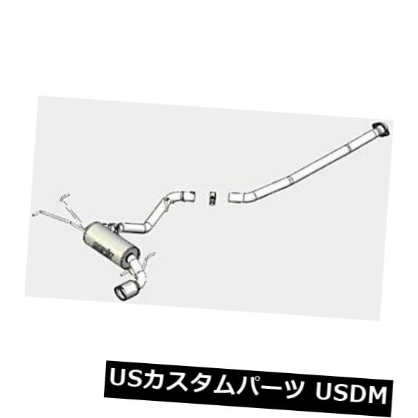 スバルインプレッサ08-11 2.5L AT / MT AWD 4DR用Borla 140325キャットバックシステム