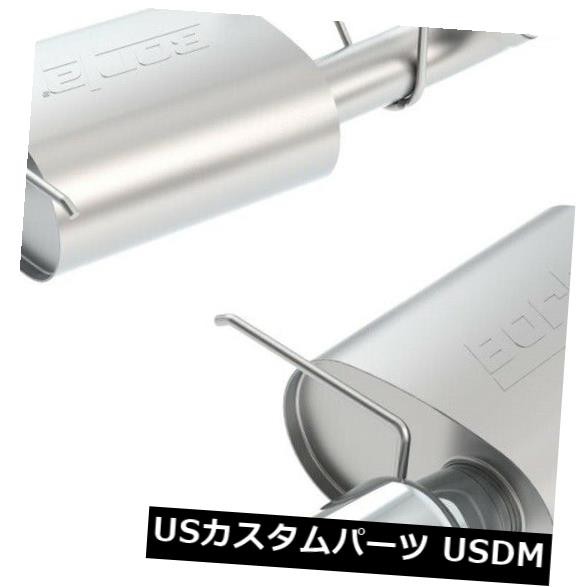 Borla 11798 Sタイプアクスルバックエキゾーストシステムは11-12ムスタングに適合 の通販は