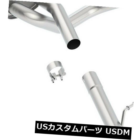 Borla 11743 Sタイプアクスルバックエキゾーストシステムは05-10 tCに適合 の通販は排気系