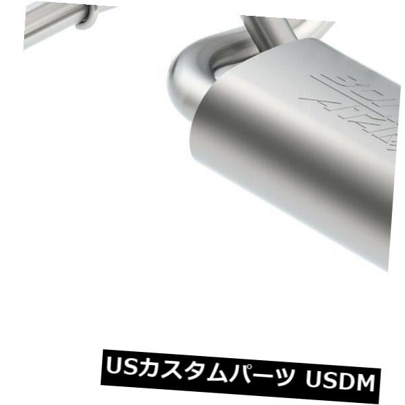 Borla 11860BC ATAKアクスルバックエキゾーストシステムは12-18ラングラー(JK)に適合 の通販は