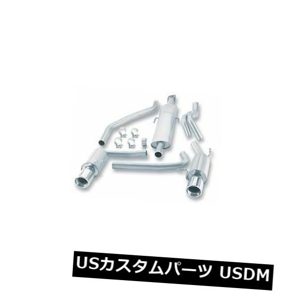 Borla 140064 Cat-Backシステムスプリットリアアウトレットアウトレット2 "ステンレススチール の通販は