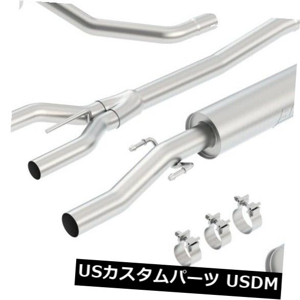 んな Borla 140386 Sタイプキャットバック排気システムは09-14 Maxima