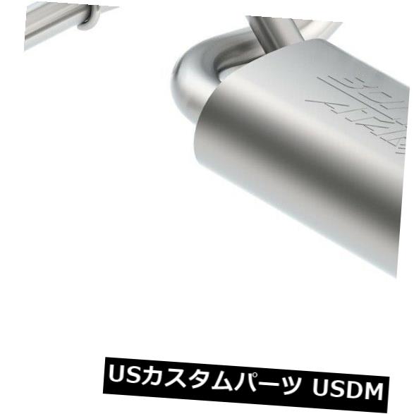 Borla 11860BC ATAKアクスルバックエキゾーストシステムは12-18ラングラー（JK）に適合 の通販は