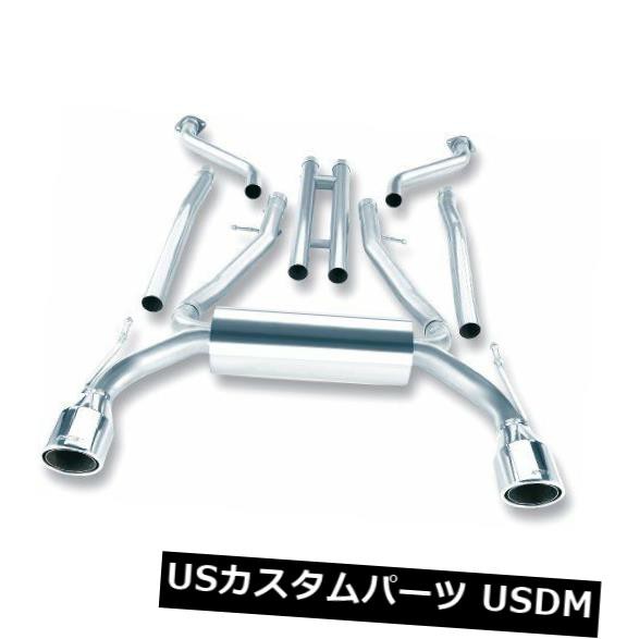 08-09 Infiniti G37のBorla Cat-Back Exhaust（VQ37VHR）（Coupe ONLY / 2WDのみ） の通販は排気系