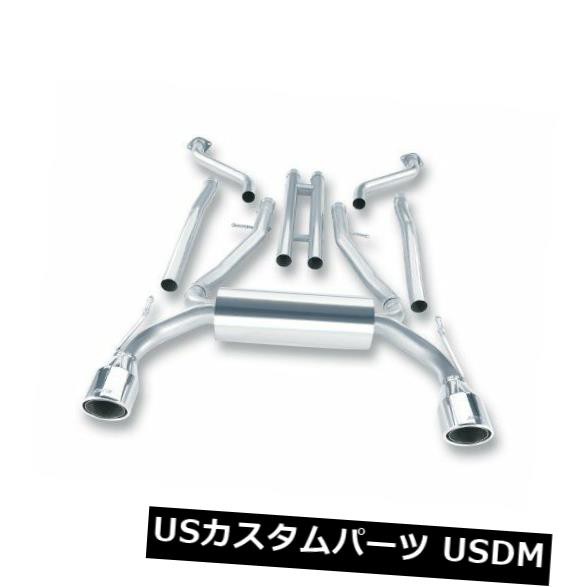 08-09 Infiniti G37のBorla Cat-Back Exhaust（VQ37VHR）（Coupe ONLY / 2WDのみ） の通販は