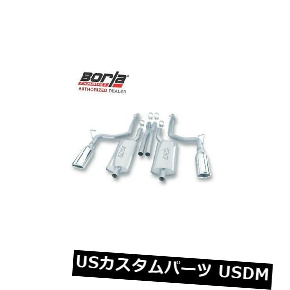 BORLA 140125キャットバックエキゾーストSタイプ2006-2010ダッジチャージャーRT 5.7L V8 RWD / AWD の通販は
