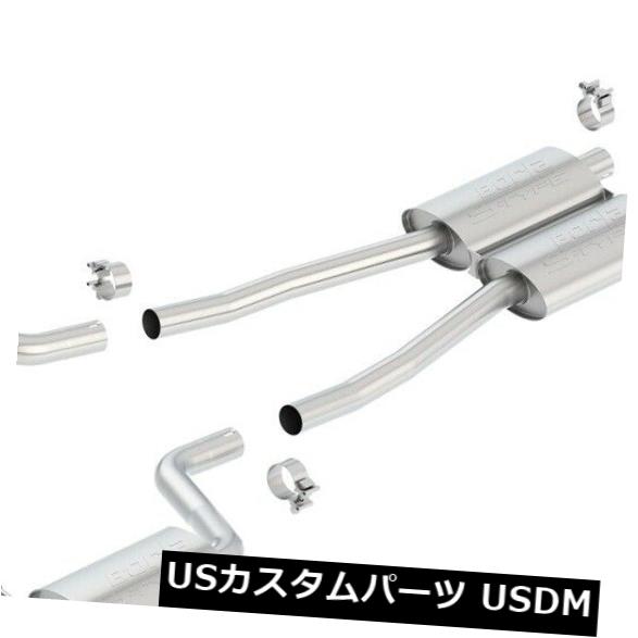 Borla 140100 Sタイプキャットバック排気システムは02-08 A4クワトロに適合 の通販は