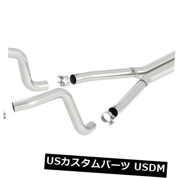 Borla 140452 S-Type IIキャットバック排気システムは05-08コルベットに適合 の通販は