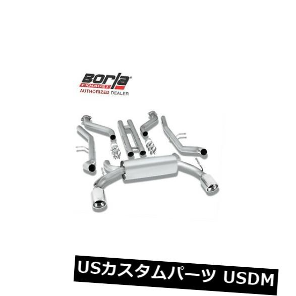 BORLA 140313日産370 Z 3.7L V6 RWD 2DR用キャットバックエキゾーストシステム2009-2018 の通販は