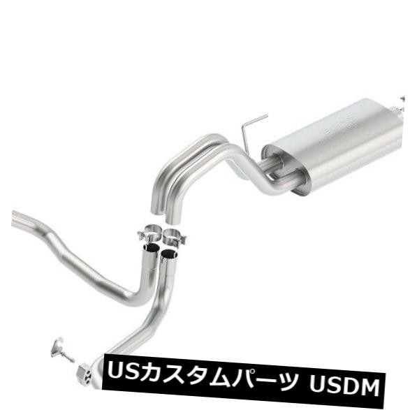 Borla 140615BC Sタイプキャットバックエキゾーストシステムは15-20 F-150に適合 の通販は