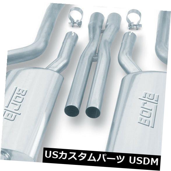 BORLA Sタイプキャットバックパフォーマンスエキゾースト2006-2010ダッジチャージャーRT 5.7L V8 の通販は