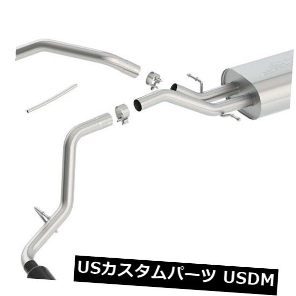 Borla 140719BC SタイプキャットバックエキゾーストシステムはSierra 1500 Silverado 1500に適合 の通販は