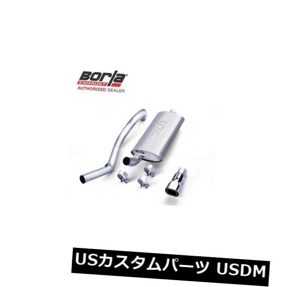 BORLA 14728キャットバックエキゾーストシステム97-99ジープラングラー2.5 4CYL / 4.0 6CYL 2 / 4WD の通販は