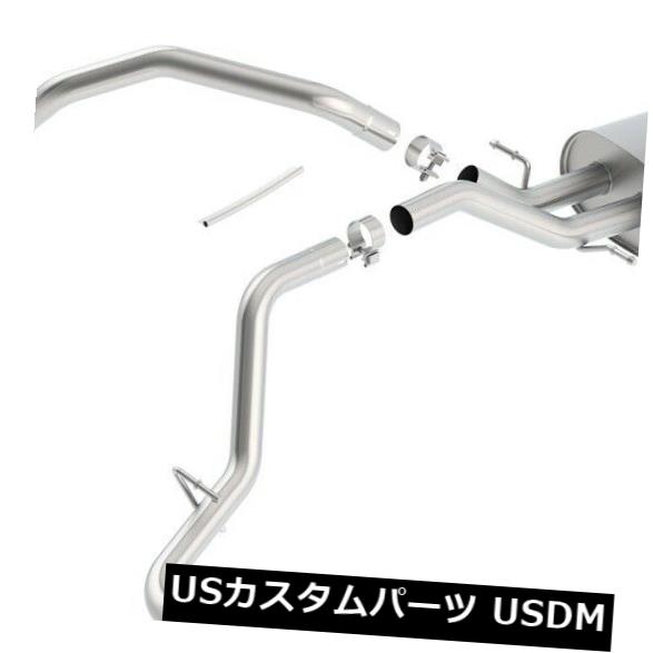 Borla 140719 SタイプキャットバックエキゾーストシステムはSierra 1500 Silverado 1500に適合 の通販は