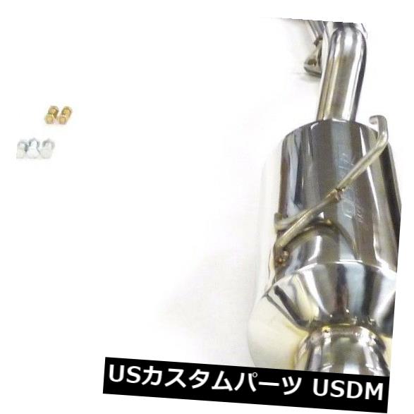 OBXステンレススチールキャットバックエキゾーストフィット1992-2000シビック94-01インテグラ（SV005） の通販は排気系