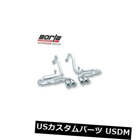 BORLA 140039キャットバックエキゾーストSタイプ97-2004シボレーコルベットC5 / ZO6 5.7L V8 の通販は排気系