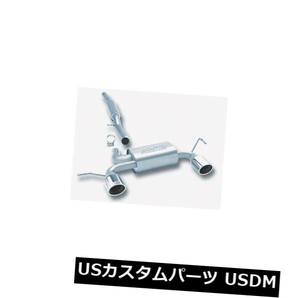 Borla 14957 01-06 Audi TT Quattro 1.8T 225HP MT AWD 2drシングルスプリットリアエグジットS の通販は